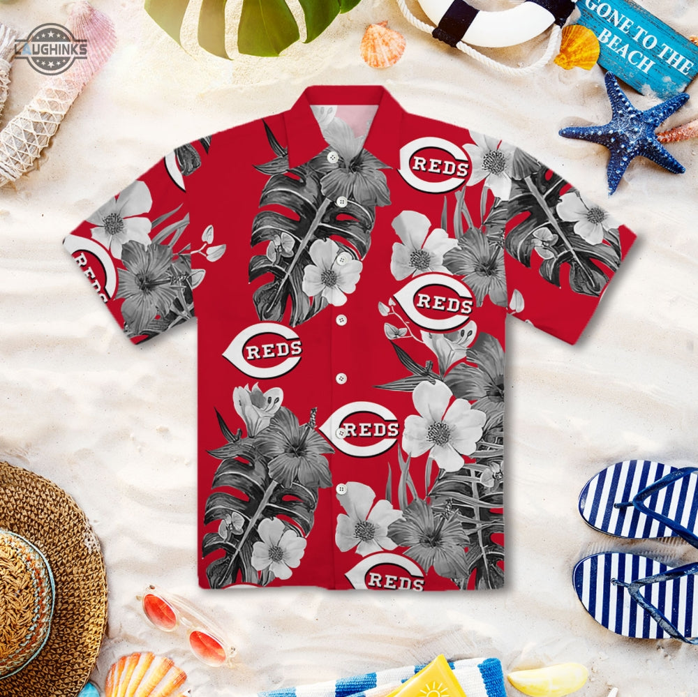 Cincinnati Reds Hawaiian And Shorts Inspired By - Adult & Kids T-Shirts, Sweatshirts & Hoodies apparel design preview 1
