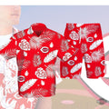 Cincinnati Reds Hawaiian For Blood Donors In July - Adult & Kids T-Shirts, Sweatshirts & Hoodies apparel design preview 1