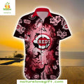 Cincinnati Reds Hawaiian Ocean Floral MLB Baseball - Adult & Kids T-Shirts, Sweatshirts & Hoodies apparel design preview 1