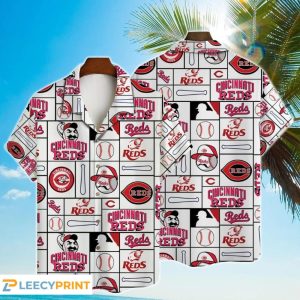Cincinnati Reds MLB Baseball 2024 Hot Hawaiian - Adult & Kids T-Shirts, Sweatshirts & Hoodies apparel design preview 1