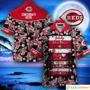 Cincinnati Reds MLB Hawaiian New Gift For Summer, - Adult & Kids T-Shirts, Sweatshirts & Hoodies apparel design preview 1