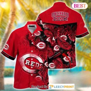 Cincinnati Reds MLB Summer Hawaii Football, Hawaiian - Adult & Kids T-Shirts, Sweatshirts & Hoodies apparel design preview 1
