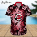 Cincinnati Reds Marine Creatures MLB Hawaiian - Adult & Kids T-Shirts, Sweatshirts & Hoodies apparel design preview 1