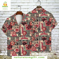 Cincinnati Reds Hawaiian MLB Tropical Tiki Totem - Adult & Kids T-Shirts, Sweatshirts & Hoodies apparel design preview 1