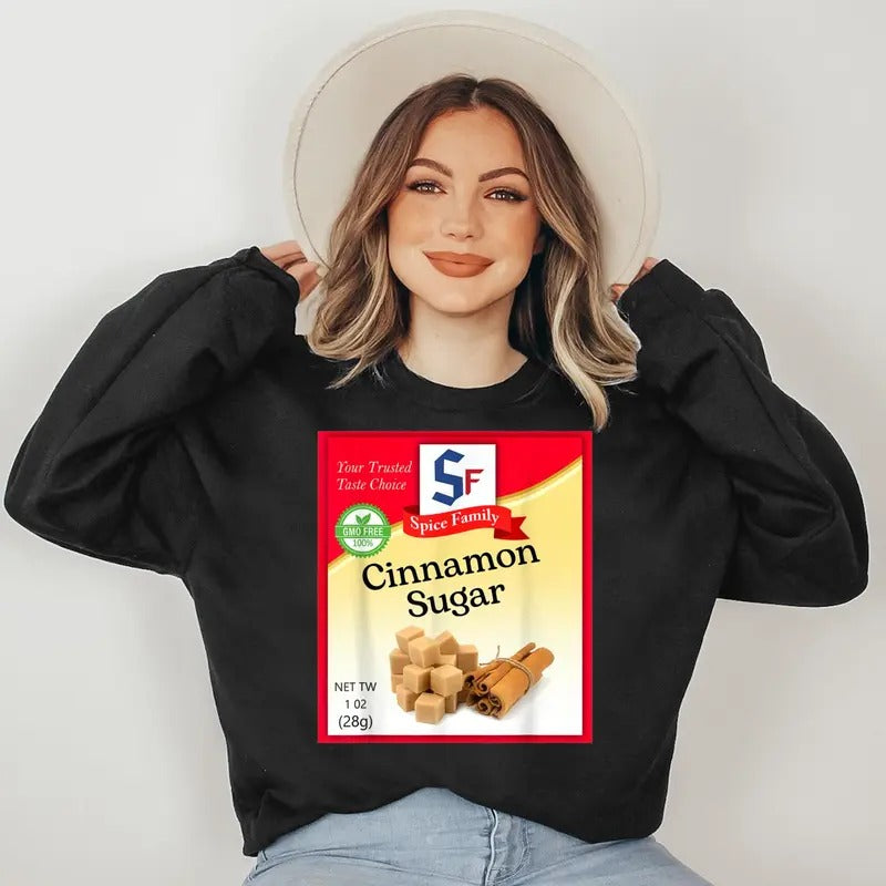 Cinnamon Sugar Condiment Spice Group Costumes - Adult & Kids T-Shirts, Sweatshirts & Hoodies apparel design preview 1