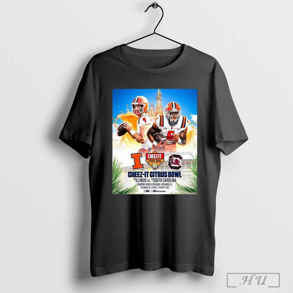 Citrus Bowl Illinois Fighting Illini Vs South - Adult & Kids T-Shirts, Sweatshirts & Hoodies apparel design preview 1