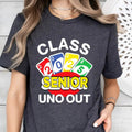 Class 2025 Uno Out Graduation Senior Graduate Funny - Adult & Kids T-Shirts, Sweatshirts & Hoodies apparel design preview 1