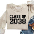 Class School Year 2038 Back Squad Students - Adult & Kids T-Shirts, Sweatshirts & Hoodies apparel design preview 1