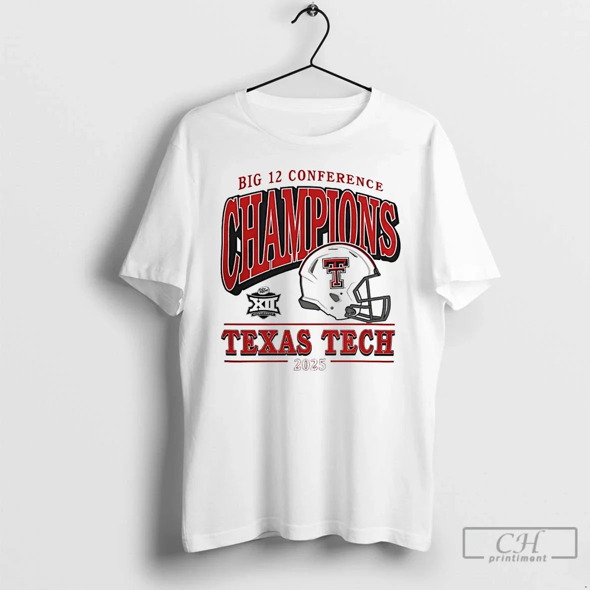 Classic 2025 Big 12 Conference Champions Texas Tech - Adult & Kids T-Shirts, Sweatshirts & Hoodies apparel design preview 1