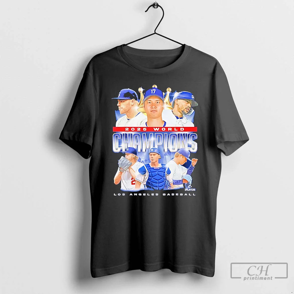 Classic 2025 World Champions Dodgers Series Finals - Adult & Kids T-Shirts, Sweatshirts & Hoodies apparel design preview 1