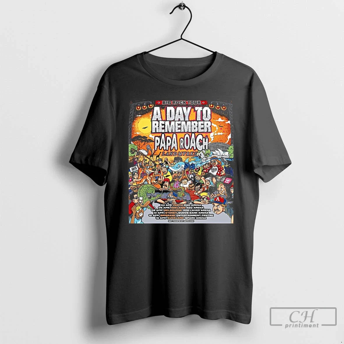 Classic Day Remember Big Rock Tour Show April 2025 - Adult & Kids T-Shirts, Sweatshirts & Hoodies apparel design preview 1