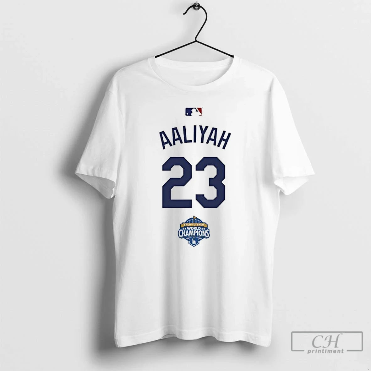 Classic Aaliyah 23 Back Champs World Champions - Adult & Kids T-Shirts, Sweatshirts & Hoodies apparel design preview 1