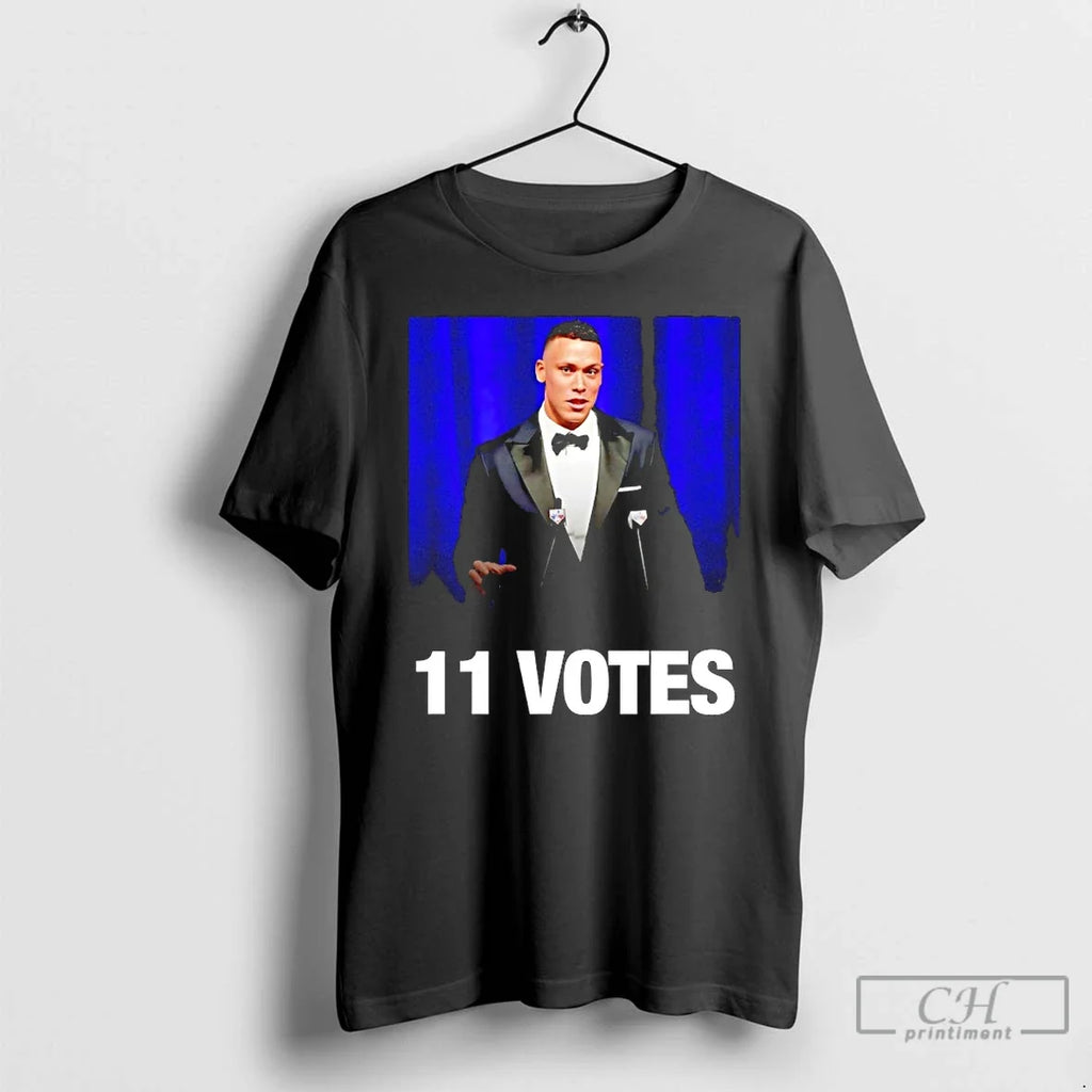Classic Aaron Judge 11 Votes New York City Mayor 2025 - Adult & Kids T-Shirts, Sweatshirts & Hoodies apparel design preview 1