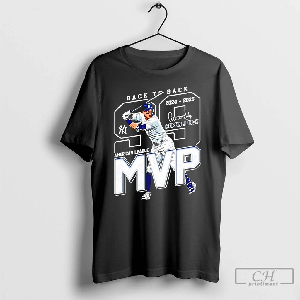 Classic Aaron Judge Back 2024 25 American League Mvp - Adult & Kids T-Shirts, Sweatshirts & Hoodies apparel design preview 1