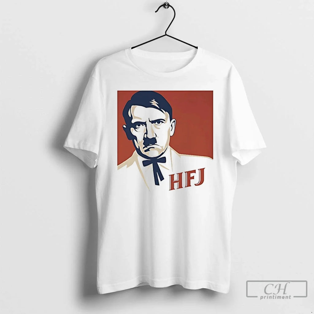 Classic Adolf Hitler Hfj Kfc Parody Logo - Adult & Kids T-Shirts, Sweatshirts & Hoodies apparel design preview 1