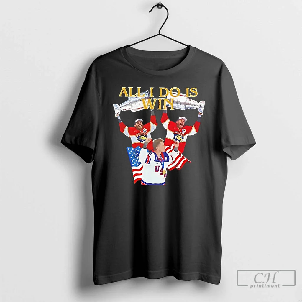 Classic All I Do Is Win Matthew Tkachuk - Adult & Kids T-Shirts, Sweatshirts & Hoodies apparel design preview 1