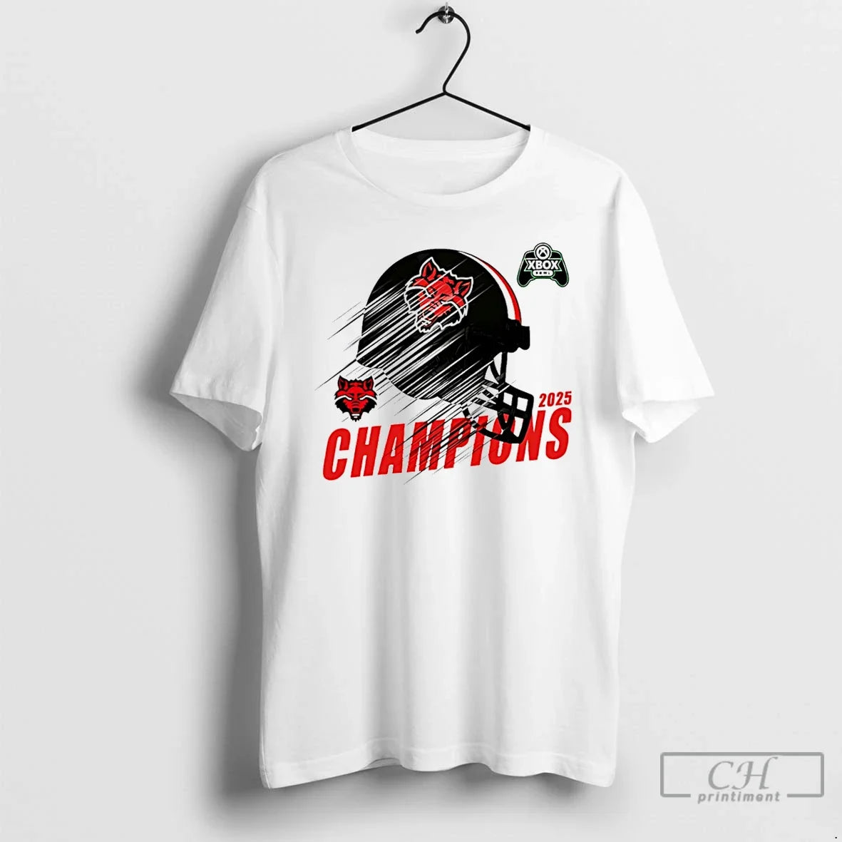 Classic Arkansas State Red Wolves Xbox Bowl Champions - Adult & Kids T-Shirts, Sweatshirts & Hoodies apparel design preview 1