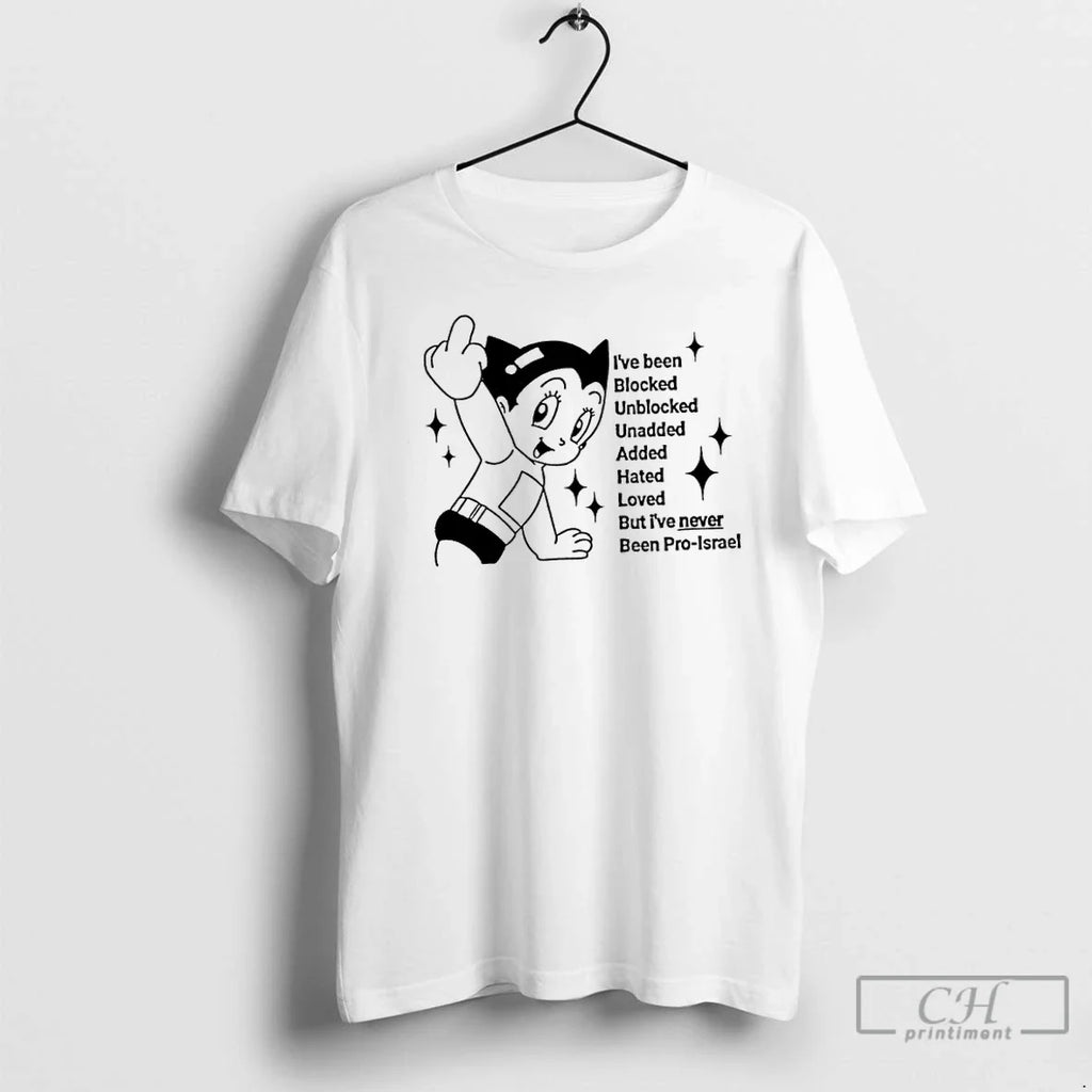 Classic Astro Boy Ive Been Blocked Unblocked Unadded - Adult & Kids T-Shirts, Sweatshirts & Hoodies apparel design preview 1