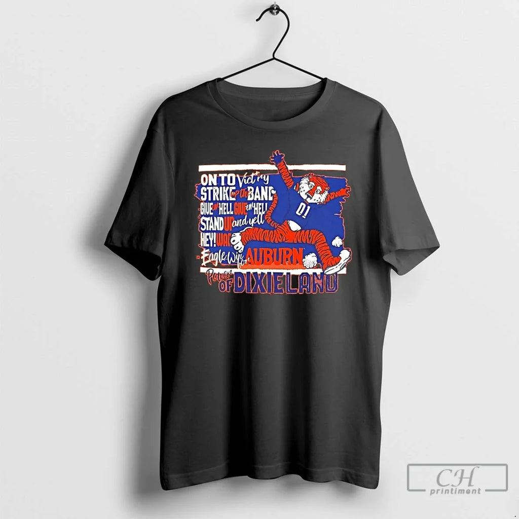 Classic Auburn Tigers Winning Chant Victory Strike Up - Adult & Kids T-Shirts, Sweatshirts & Hoodies apparel design preview 1