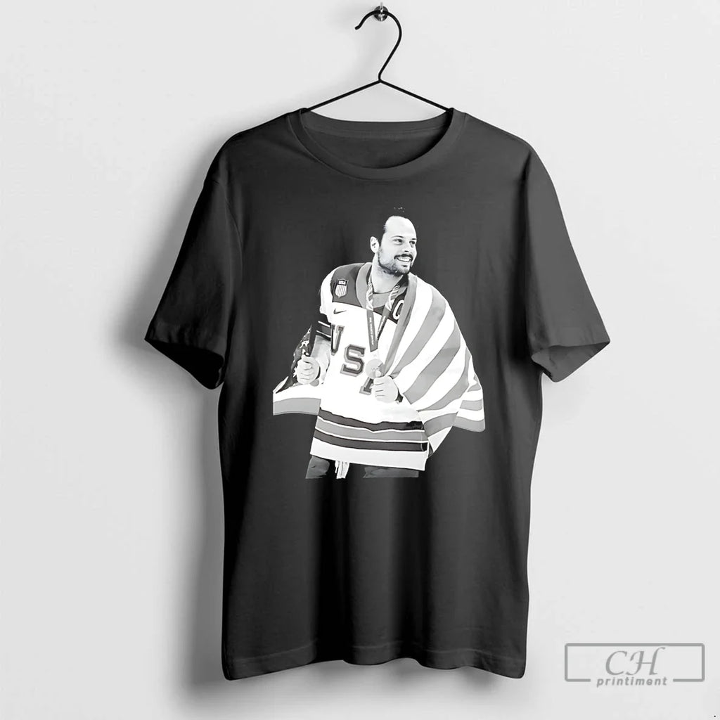 Classic Auston Matthews Usa Olympic Champions 2026 - Adult & Kids T-Shirts, Sweatshirts & Hoodies apparel design preview 1