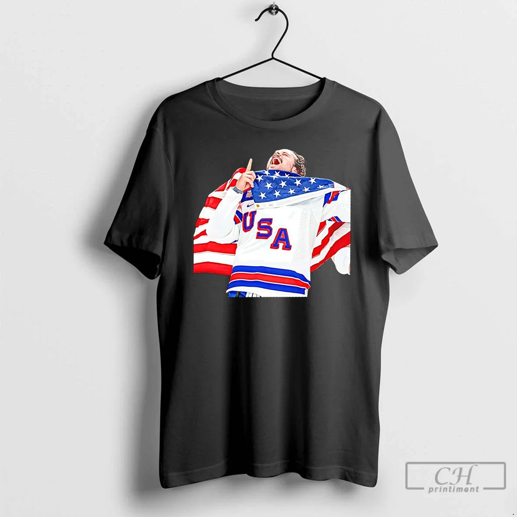 Classic Auston Matthews Usa Olympic Champions 2026 - Adult & Kids T-Shirts, Sweatshirts & Hoodies apparel design preview 1