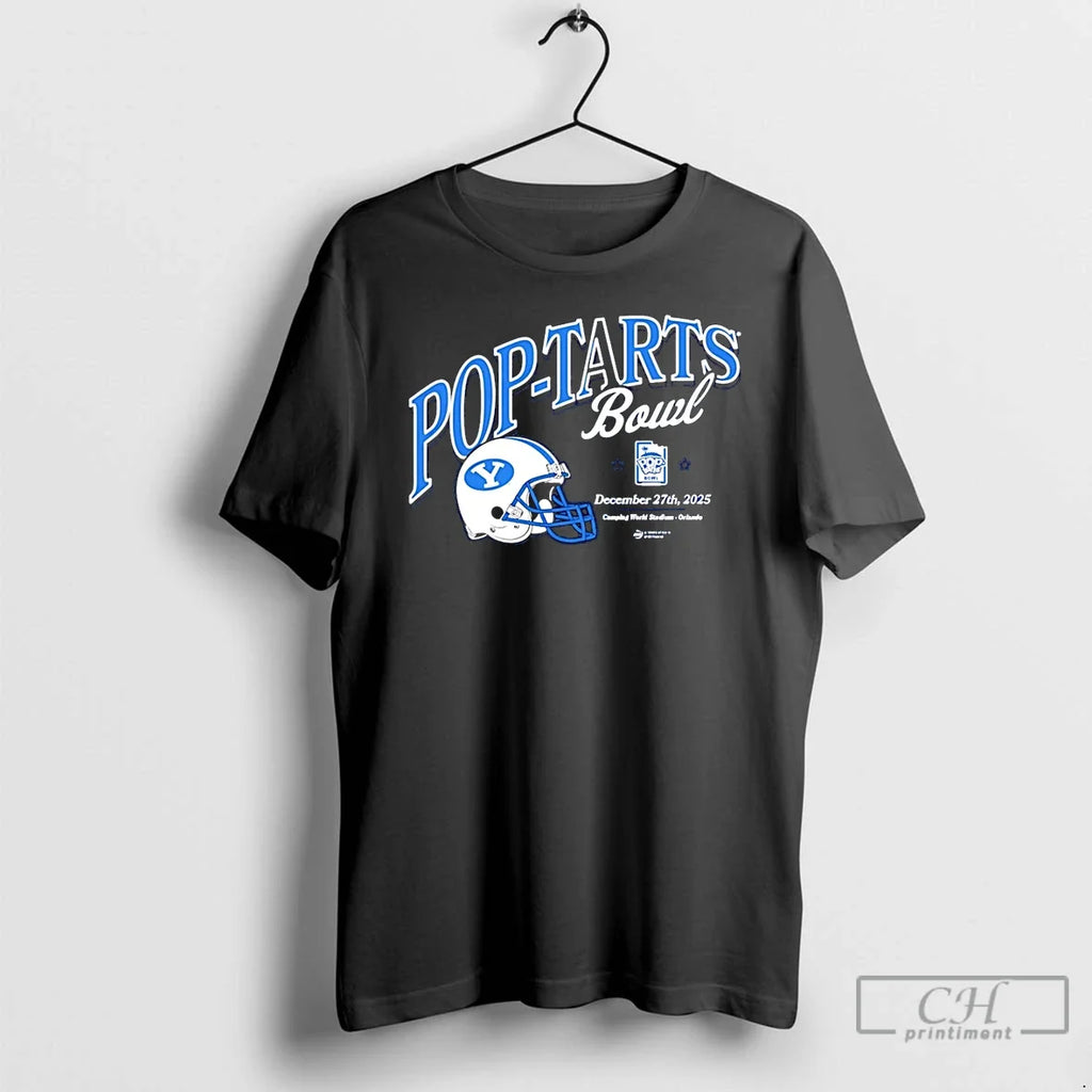 Classic Byu Cougars 2025 Pop Tarts Bowl Helmet - Adult & Kids T-Shirts, Sweatshirts & Hoodies apparel design preview 1