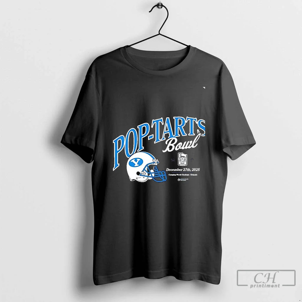 Classic Byu Cougars 2025 Pop Tarts Bowl Helmet - Adult & Kids T-Shirts, Sweatshirts & Hoodies apparel design preview 1