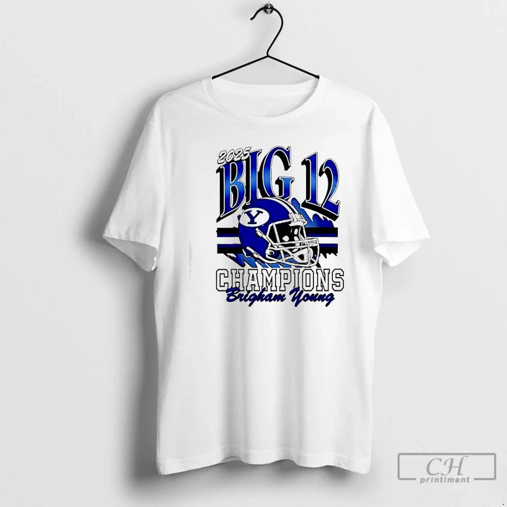 Classic Byu Cougars Football 2025 Big 12 Conference - Adult & Kids T-Shirts, Sweatshirts & Hoodies apparel design preview 1