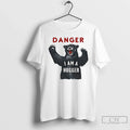 Classic Bear Danger I Am A Hugger - Adult & Kids T-Shirts, Sweatshirts & Hoodies apparel design preview 1