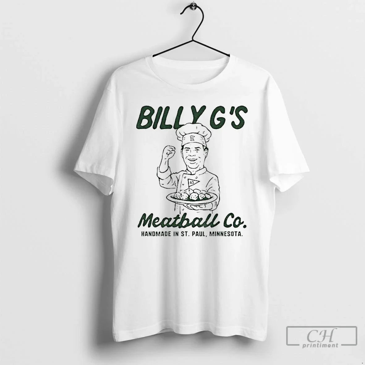Classic Billy Gs Meatball Co St Paul Minnesota - Adult & Kids T-Shirts, Sweatshirts & Hoodies apparel design preview 1