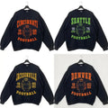Classic Black Football Retro All Team Fans - Adult & Kids T-Shirts, Sweatshirts & Hoodies apparel design preview 1