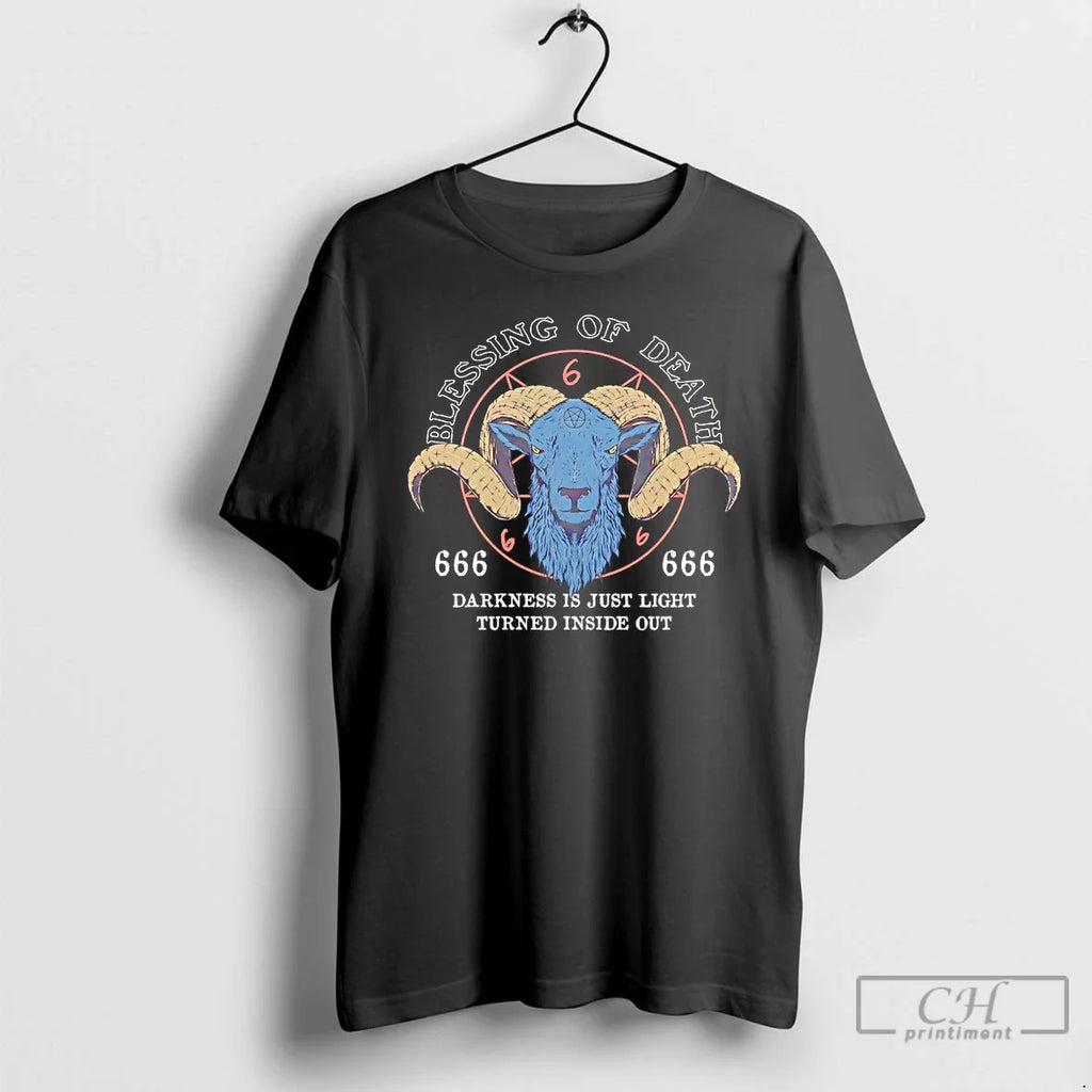 Classic Blessing Of Death Darkness Is Just Light - Adult & Kids T-Shirts, Sweatshirts & Hoodies apparel design preview 1
