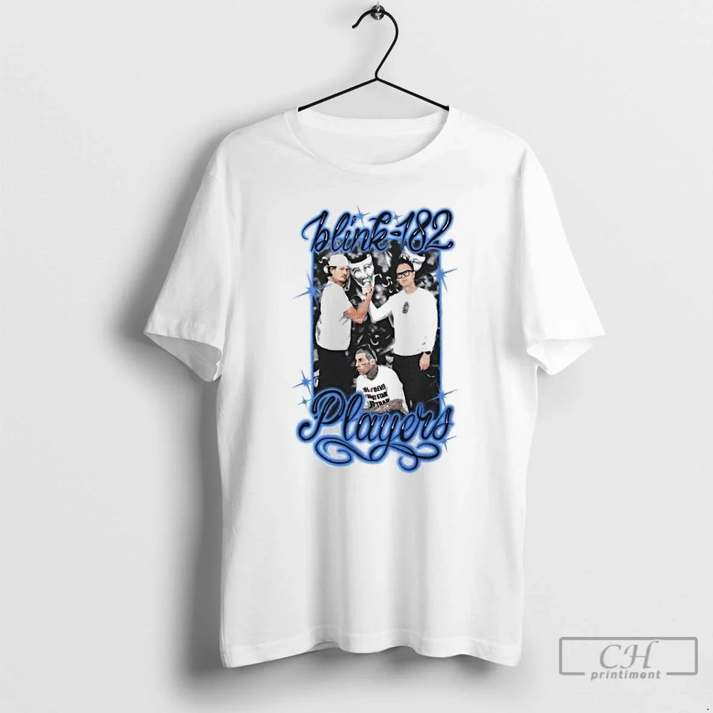 Classic Blink 182 Players Portrait - Adult & Kids T-Shirts, Sweatshirts & Hoodies apparel design preview 1
