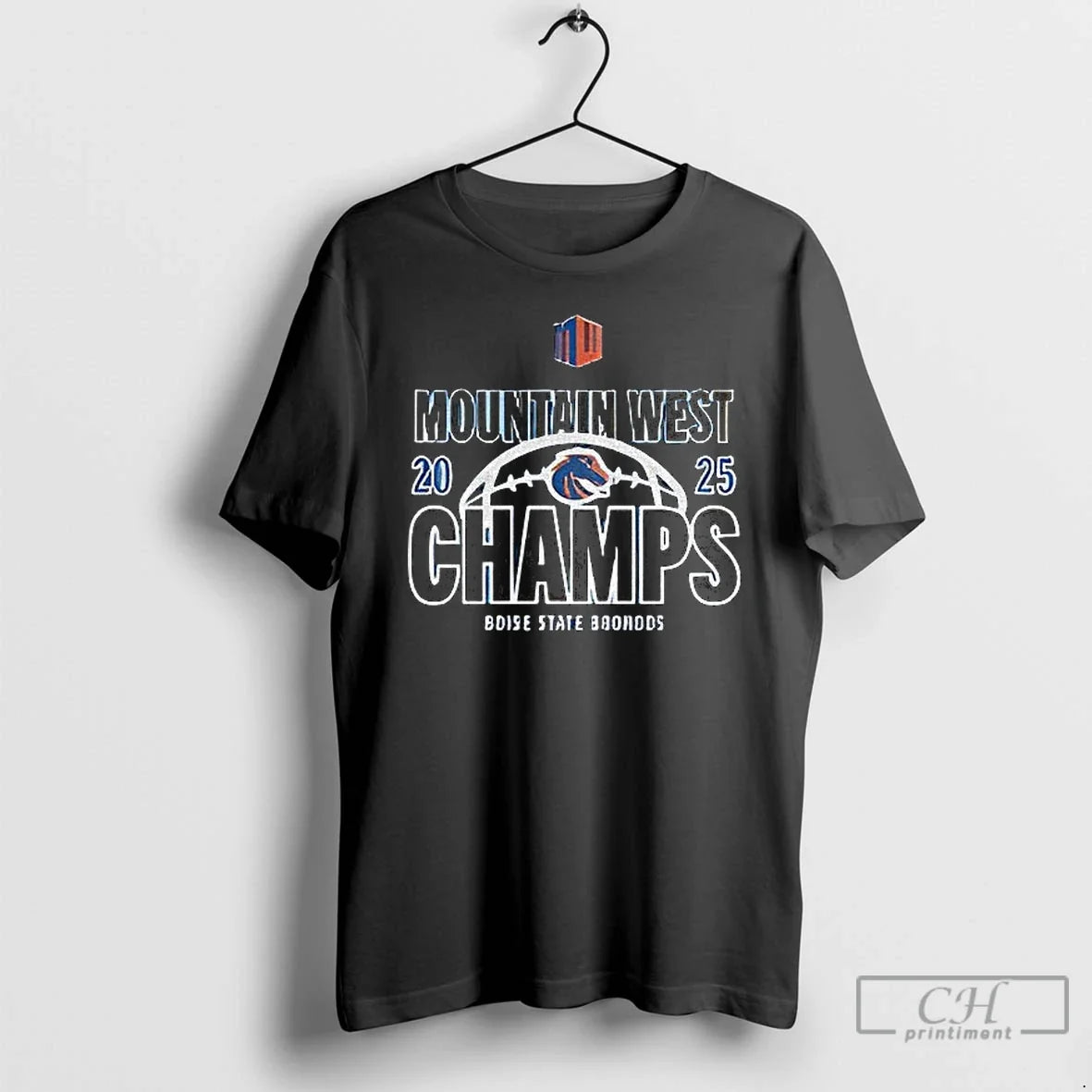Classic Boise State Broncos 2025 Mountain West - Adult & Kids T-Shirts, Sweatshirts & Hoodies apparel design preview 1