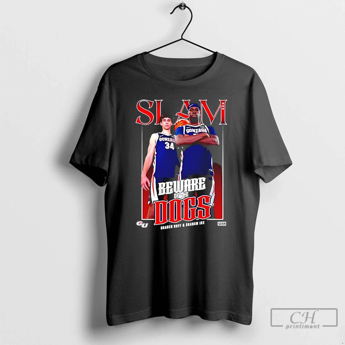 Classic Braden Huff And Graham Ike Gonzaga Bulldogs - Adult & Kids T-Shirts, Sweatshirts & Hoodies apparel design preview 1
