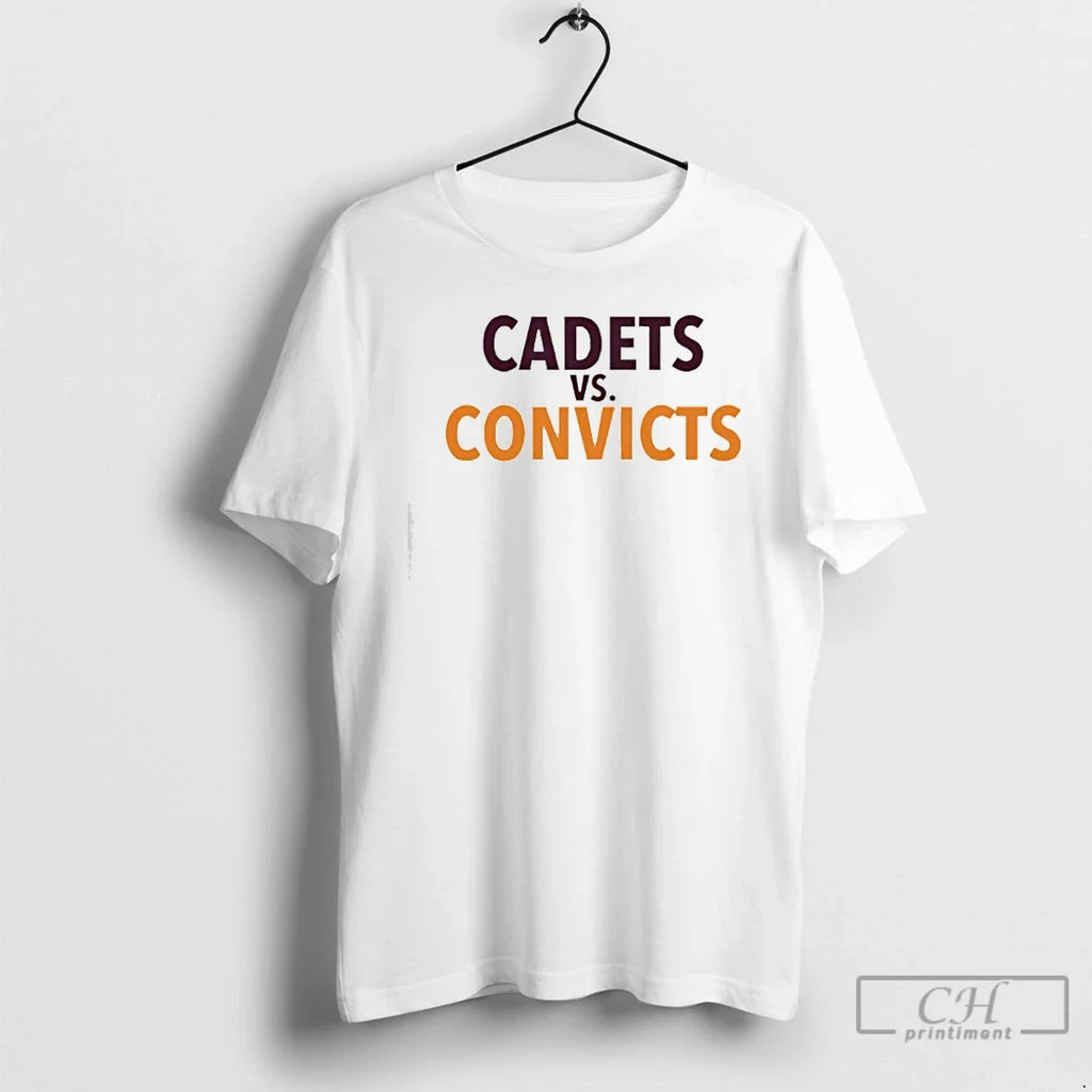 Classic Cadets Vs Convicts - Adult & Kids T-Shirts, Sweatshirts & Hoodies apparel design preview 1