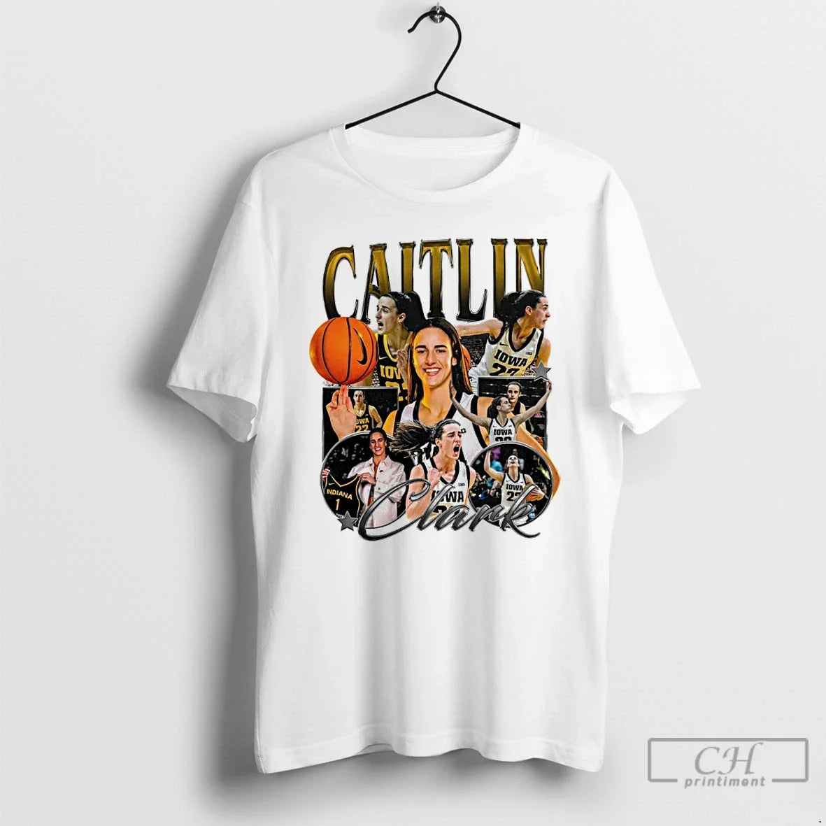 Classic Caitlin Clark Iowa Hawkeyes Vintage 2026 - Adult & Kids T-Shirts, Sweatshirts & Hoodies apparel design preview 1