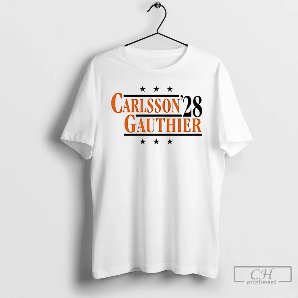 Classic Carlsson Gauthier 28 Anaheim Hockey - Adult & Kids T-Shirts, Sweatshirts & Hoodies apparel design preview 1