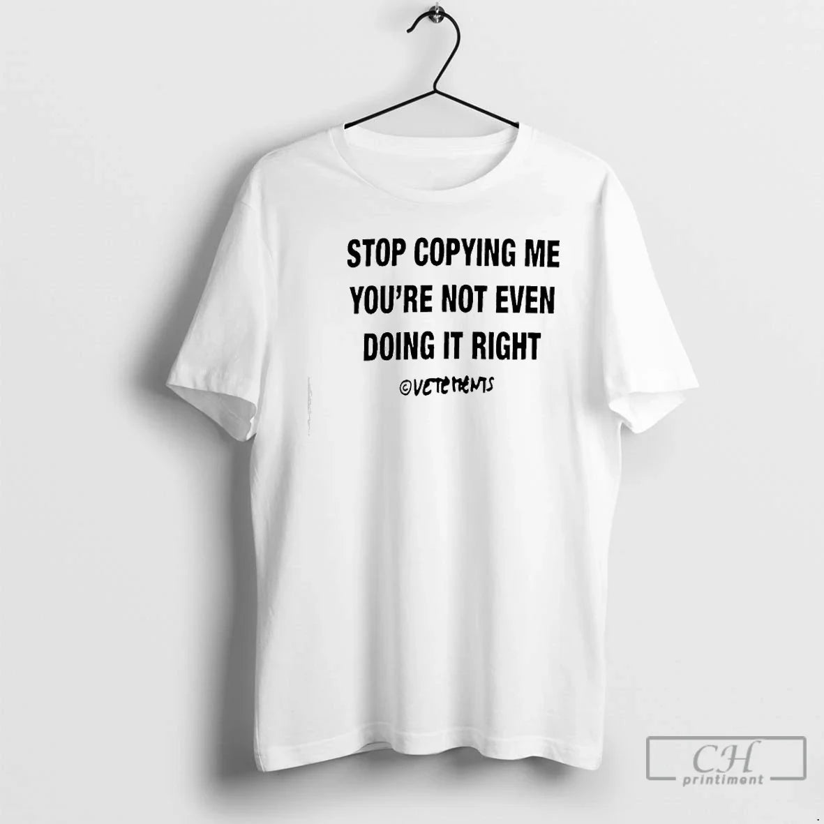 Classic Chris Brown Stop Copying Me You Not Even - Adult & Kids T-Shirts, Sweatshirts & Hoodies apparel design preview 1