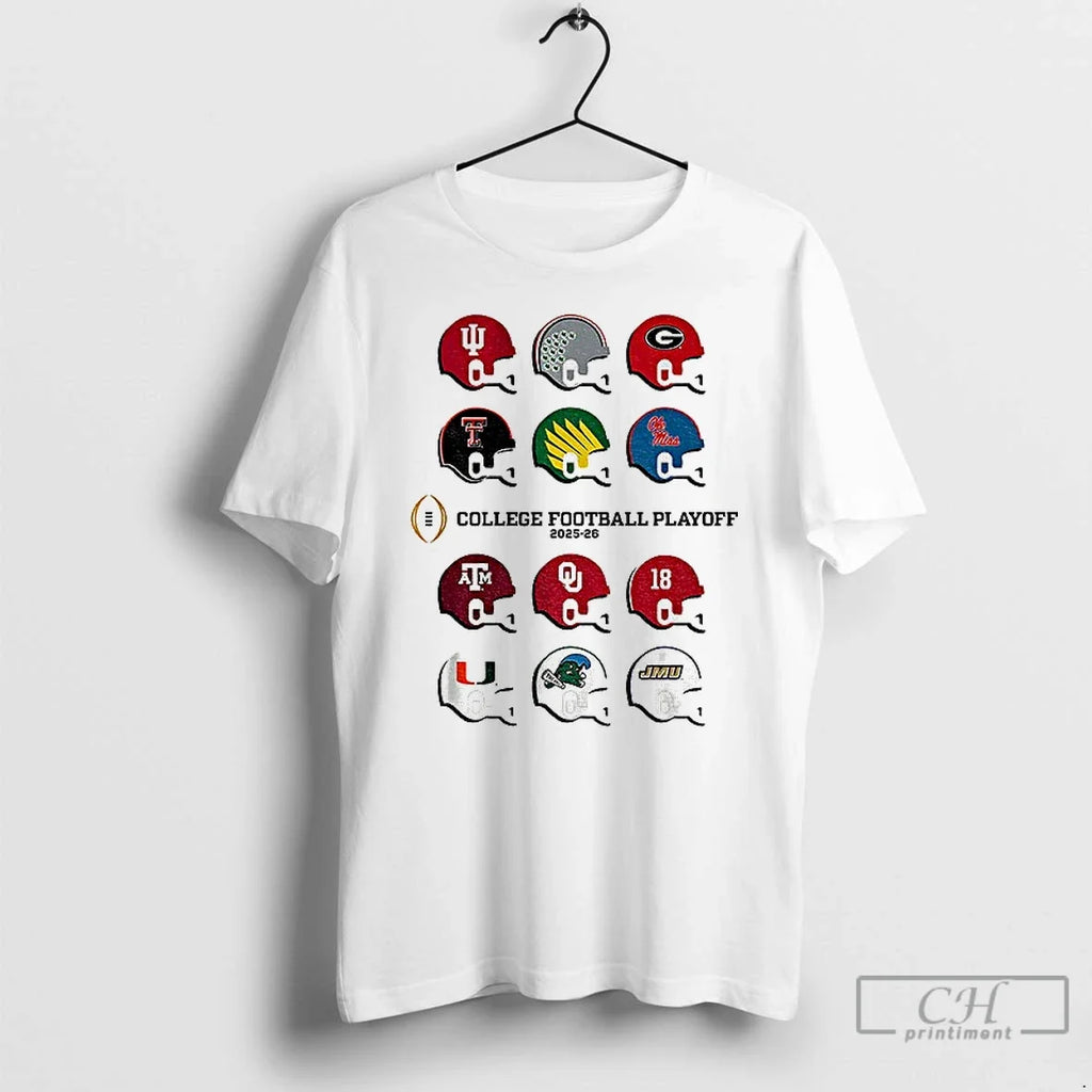 Classic College Football Playoff Cfp Toy Team Helmets - Adult & Kids T-Shirts, Sweatshirts & Hoodies apparel design preview 1