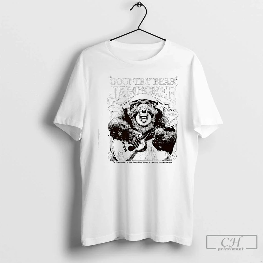 Classic Country Bear Jamboree Big Al Playing Guitar - Adult & Kids T-Shirts, Sweatshirts & Hoodies apparel design preview 1