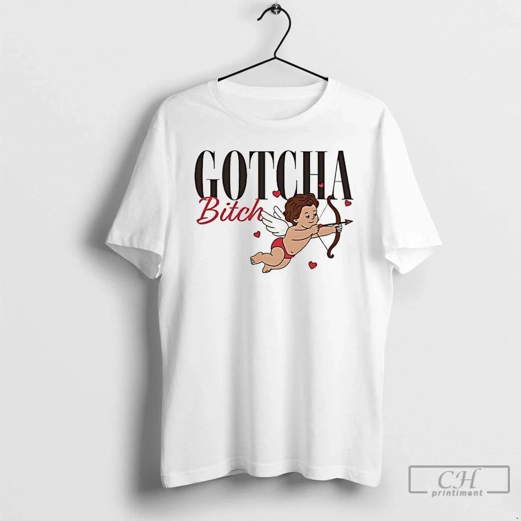 Classic Cupid Gotcha Bitch - Adult & Kids T-Shirts, Sweatshirts & Hoodies apparel design preview 1