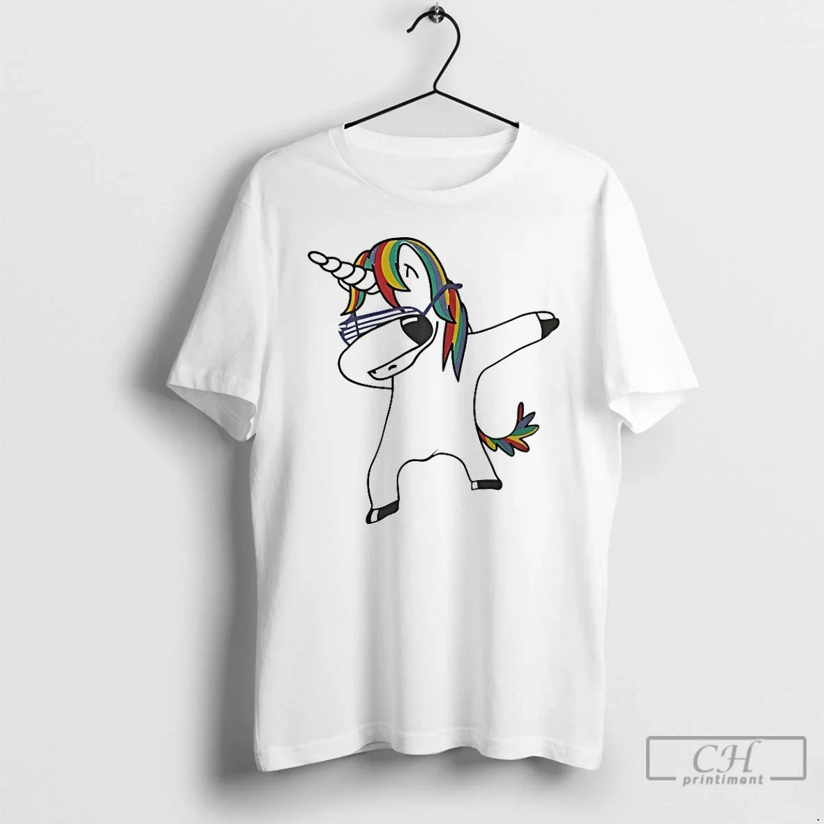 Classic Dabbing Unicorn Dab Hip Hop - Adult & Kids T-Shirts, Sweatshirts & Hoodies apparel design preview 1