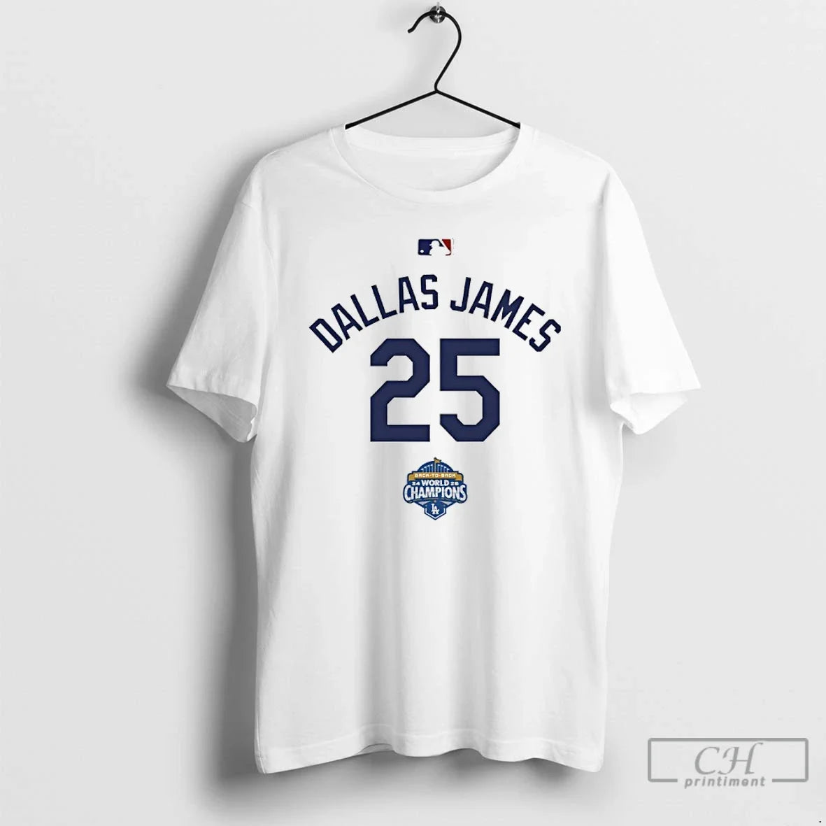 Classic Dallas James 25 Back Champs World Champions - Adult & Kids T-Shirts, Sweatshirts & Hoodies apparel design preview 1