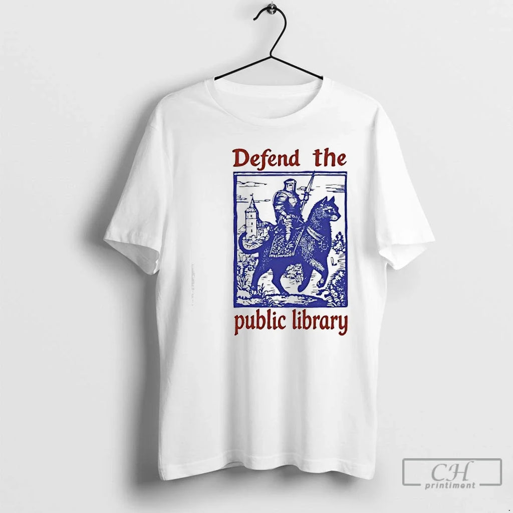 Classic Defend Public Library - Adult & Kids T-Shirts, Sweatshirts & Hoodies apparel design preview 1