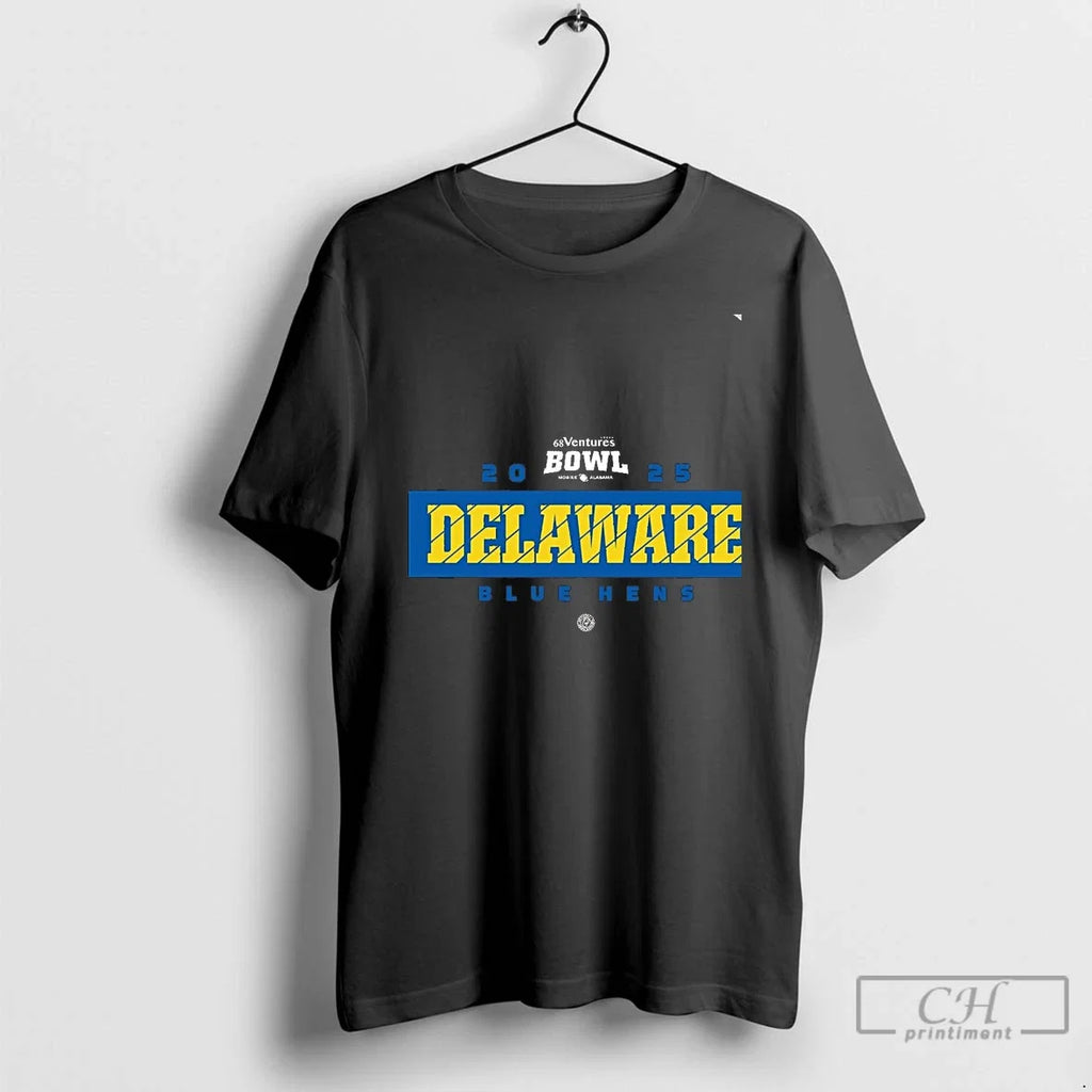 Classic Delaware Blue Hens 2025 68 Ventures Bowl - Adult & Kids T-Shirts, Sweatshirts & Hoodies apparel design preview 1