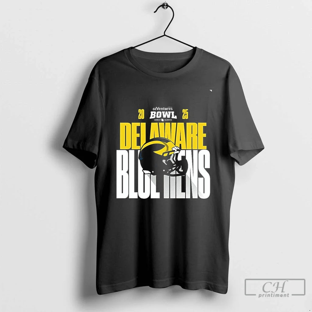 Classic Delaware Blue Hens 2025 68 Ventures Bowl - Adult & Kids T-Shirts, Sweatshirts & Hoodies apparel design preview 1
