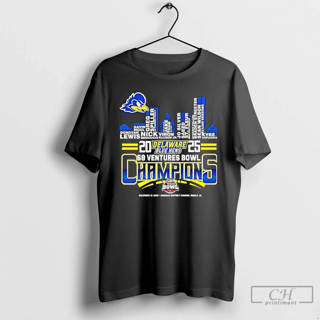 Classic Delaware Fightin Blue Hens 2025 68 Ventures - Adult & Kids T-Shirts, Sweatshirts & Hoodies apparel design preview 1