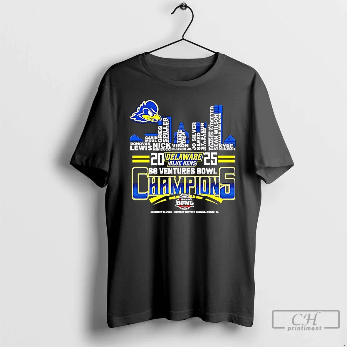 Classic Delaware Fightin Blue Hens 2025 68 Ventures - Adult & Kids T-Shirts, Sweatshirts & Hoodies apparel design preview 1