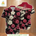 MLB Diamondbacks Hawaiian Stylish Baseball Apparel - Adult & Kids T-Shirts, Sweatshirts & Hoodies apparel design preview 1
